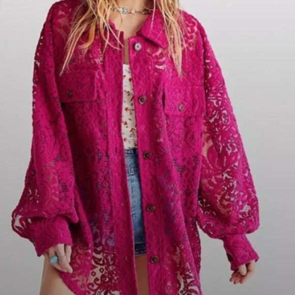 FREE PEOPLE | Lace Ruby Jacket (Size S) - Picture 2 of 7